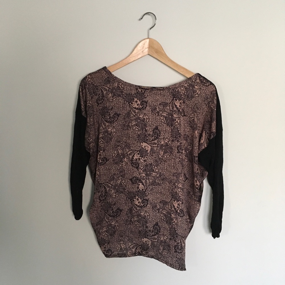 Sissy Boy Bronze and Black Top Size Large
